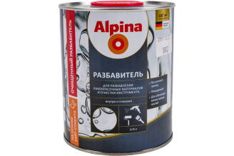 Разбавитель для лакокрасочных материалов ALPINA 0.75 л 948104051