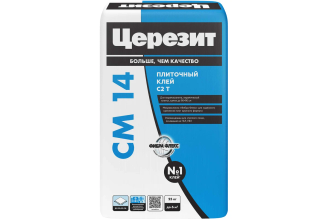 Клей для плитки Церезит CM 14 Extra класс C2T, 25 кг 1767954