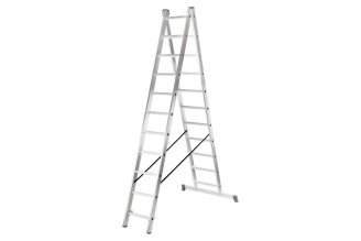 Алюминиевая двухсекционная лестница Вихрь ЛА 2х11 73/5/1/27