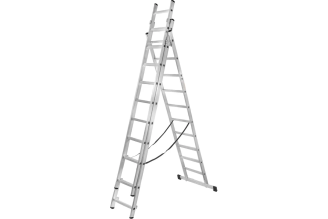 Алюминиевая трёхсекционная лестница Вихрь ЛА 3х11 73/5/1/18