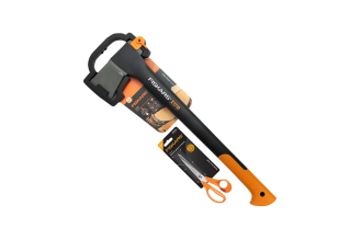Промонабор Fiskars топор-колун X17 и ножницы Classic 1023885