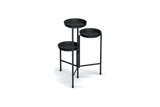 Металлическая подставка Prosperplast IKF600-S411Tol Stand 070100 на 3 цветка, черная